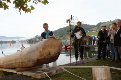 Einbaum Einwasserung, 06