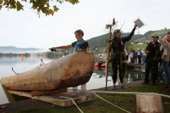 Einbaum Einwasserung, 07