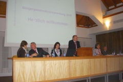 Bürgergemeindeversammlung 2010, 01